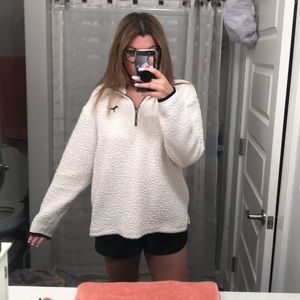 VS pink white sherpa